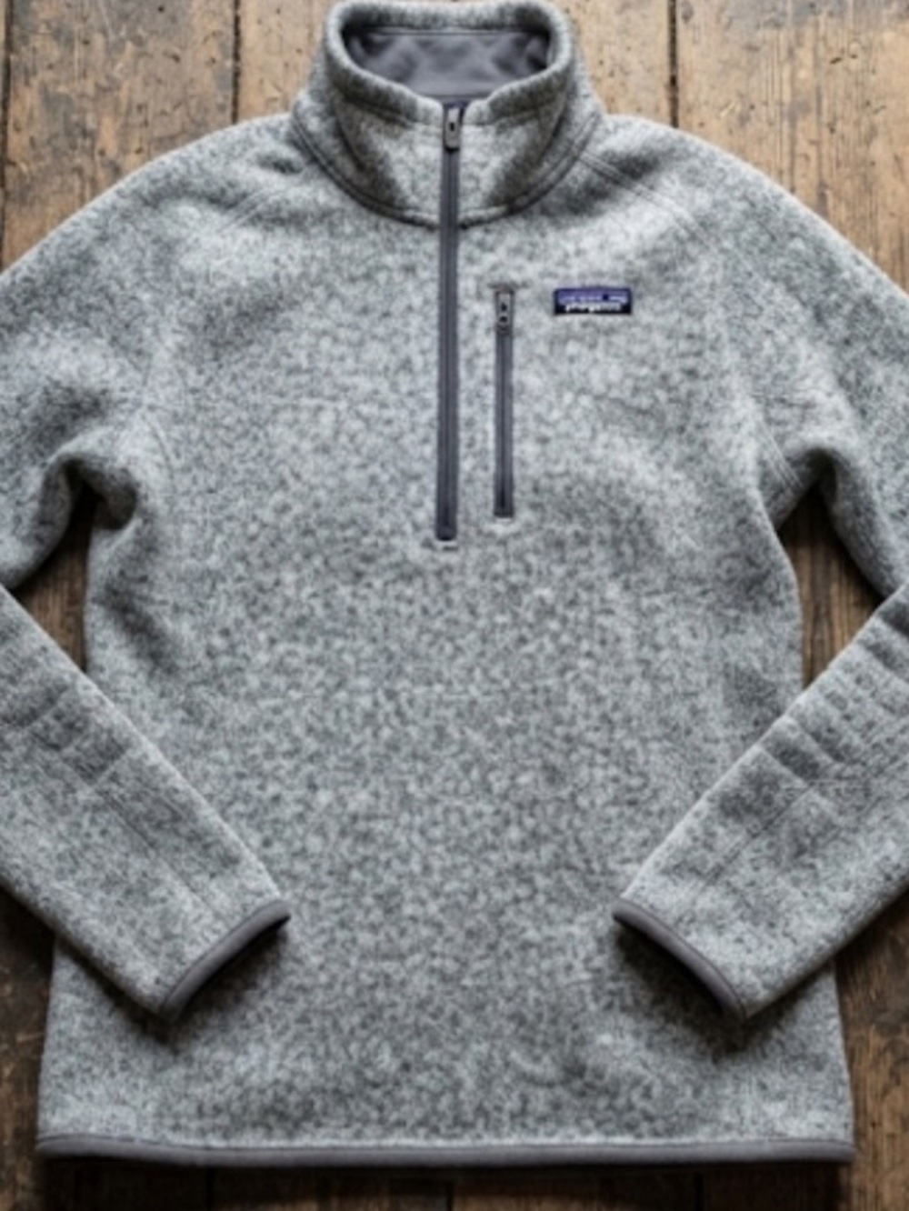 Patagonia Men's Heather Gray Half-Zip Pullover